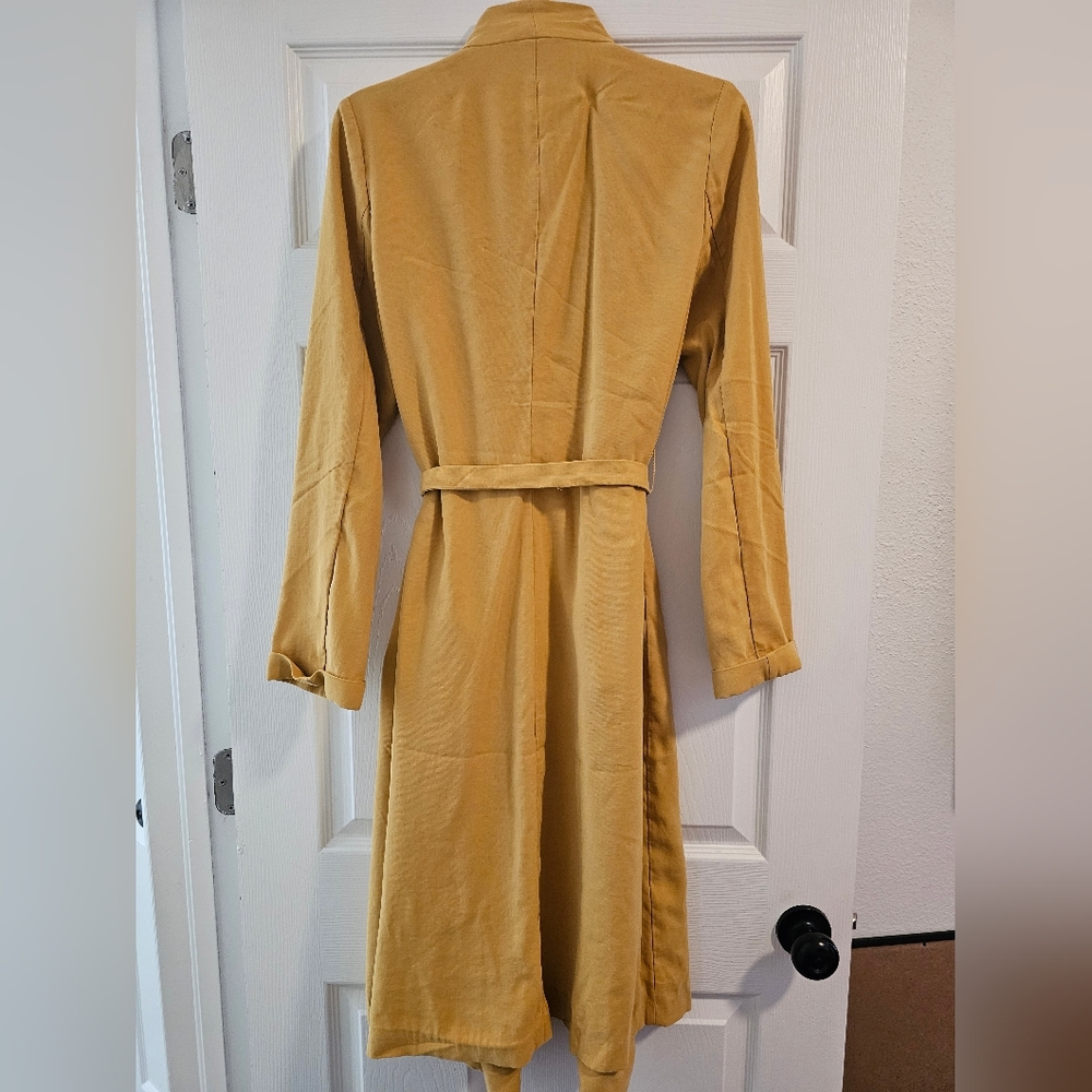NWT Express belted soft trench coat - Picture 4 of 4